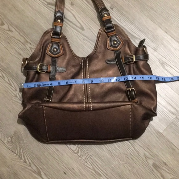 Black Rivet Bags Black Rivet Brown Leather Purse Poshmark